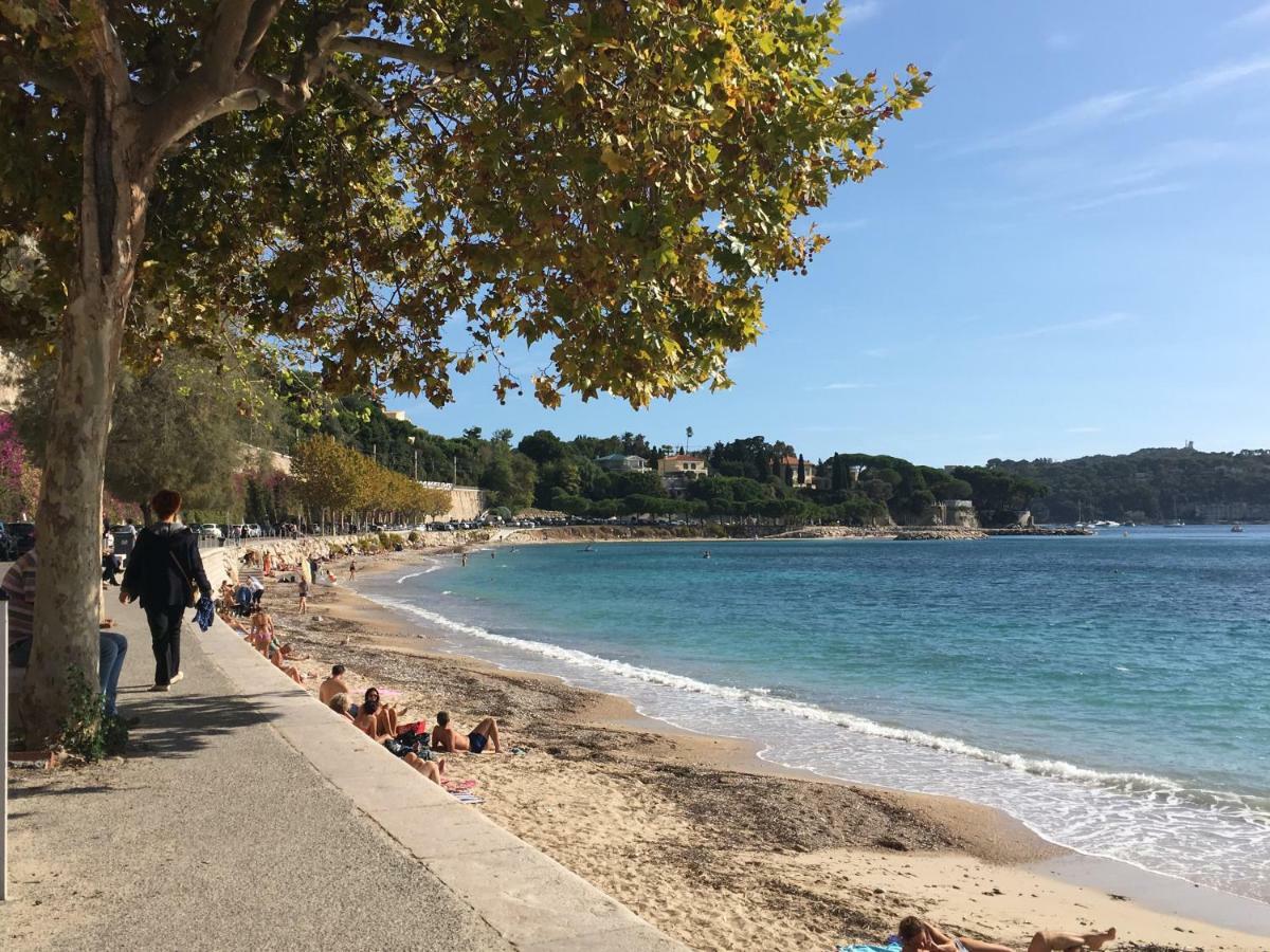 Nyrenoverad Laegenhet Med Havsutsikt Villefranche-sur-Mer Exterior foto