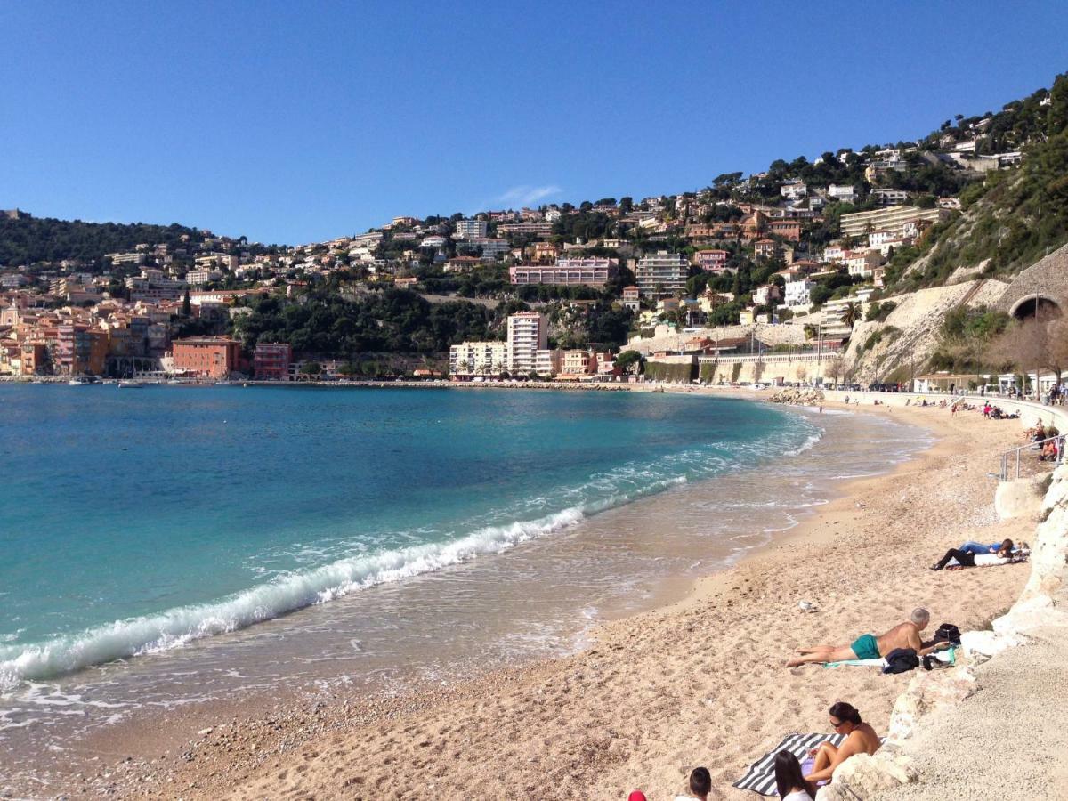 Nyrenoverad Laegenhet Med Havsutsikt Villefranche-sur-Mer Exterior foto